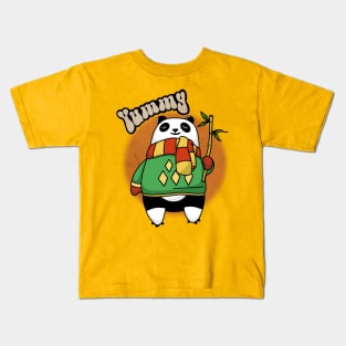 Yummy Panda Kids T-Shirt